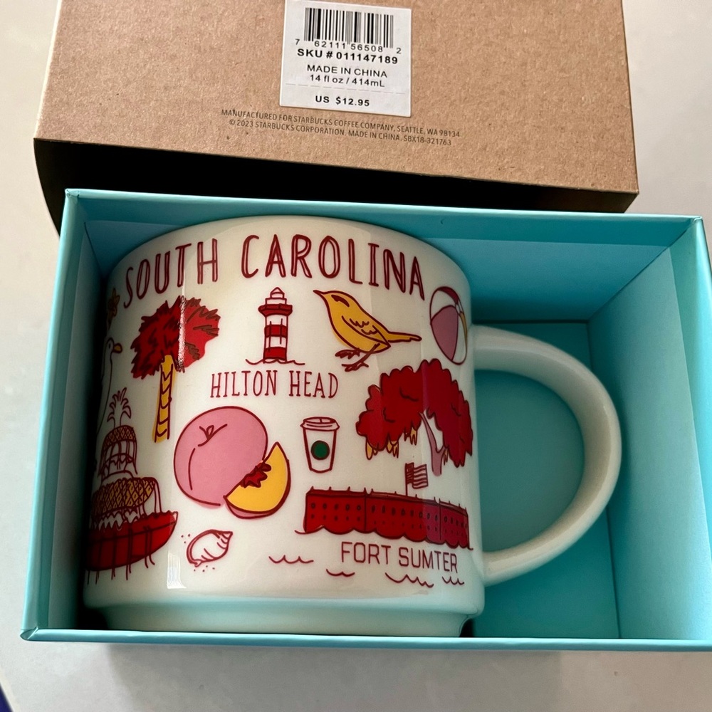 Starbucks South Carolina “Been There” Series collector’s mug